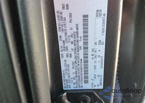 2016 Ford F150 Supercrew из США, поврежденный, VIN 1FTEW1EP3GKF21244